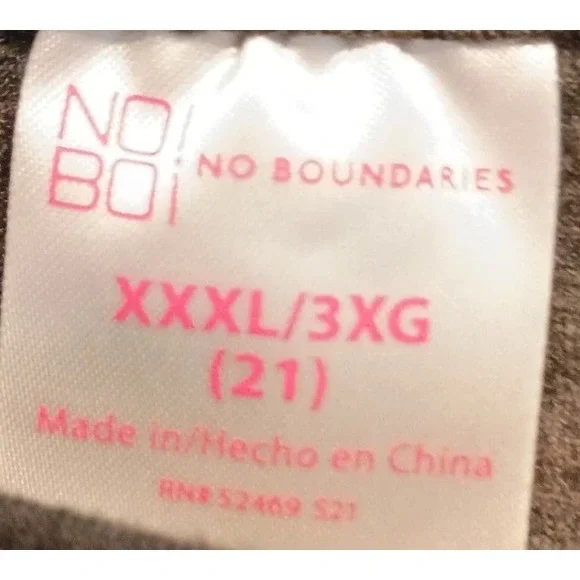 No Boundaries Daisy Short Sleeve‎ Crop Top Women's Size 3X Black - Picture 3 of 3